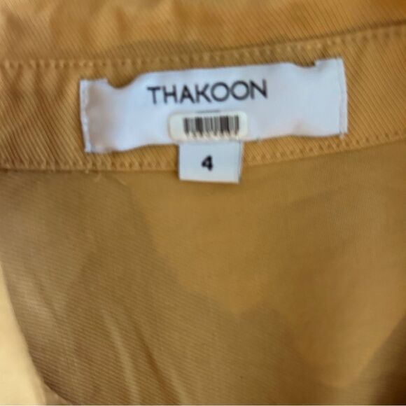Thakoon Yellow Shirt Dress Size 4 - Picture 9 of 9